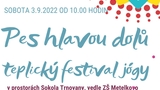 Jógový festival Teplice - Pes hlavou dolů
