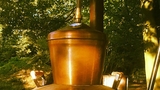 Destilace meduňky v Experimentální zahradě den druhý
