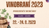 Vinobraní 2023, posezení u burčáku - Víno Drábek, Čejkovice