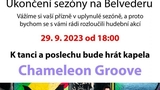 Chameleon Groove a ukončení sezony na zámečku Belveder ve Valticích