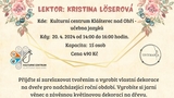 Jarní věnec a dekorace - workshop v Klášterci nad Ohří