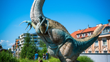 Dinosauři jsou na střeše obchodního centra v Praze!
