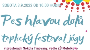 Jógový festival Teplice - Pes hlavou dolů