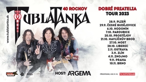 Tublatanka -  "Dobrí priatelia" tour host Argema - Plzeň