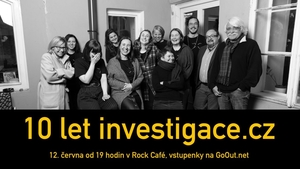 Slavíme 10 let Investigace v Rock Café