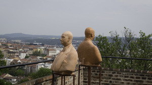 Výstava soch Jana Hendrycha a absolventů jeho ateliéru v exteriéru hradu Špilberk