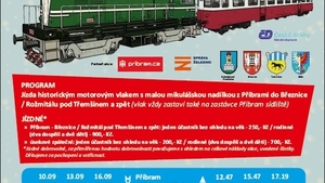 Mikulášský vlak letos zavítá také do Rožmitálu pod Třemšínem