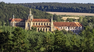 Mše svatá ke sv. Benediktovi v klášteře Kladruby