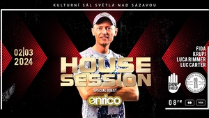 House session s DJ Enrico ve Světlé nad Sázavou