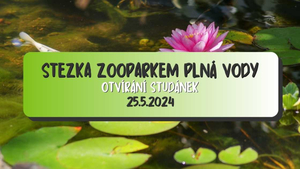 Stezka zooparkem plná vody - Zelčín