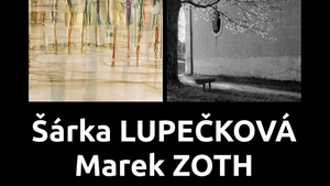 Dva. Výstava obrazů a fotografií Šárky Lupečkové a Marka Zotha v Rýmařově