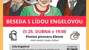 Beseda s Lídou Engelovou - Hradec Králové