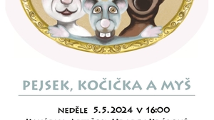 Pejsek, kočička a myš - Hradec Králové