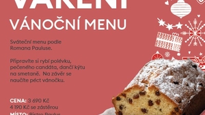 Škola vaření s Romanem Paulusem - Vánoční menu - Olomouc