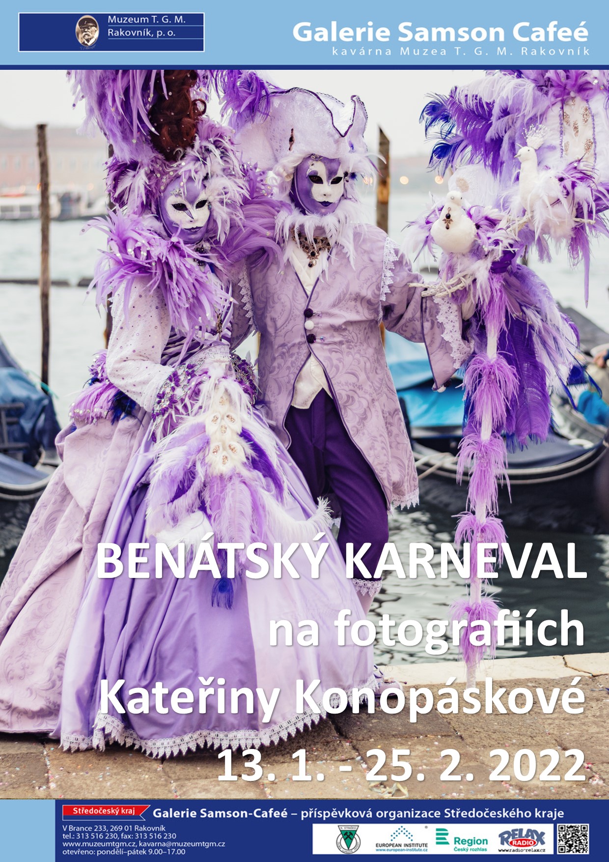 Výstava Kateřiny Konopáskové - Benátský karneval na fotografiích- Rakovník -Rakovník