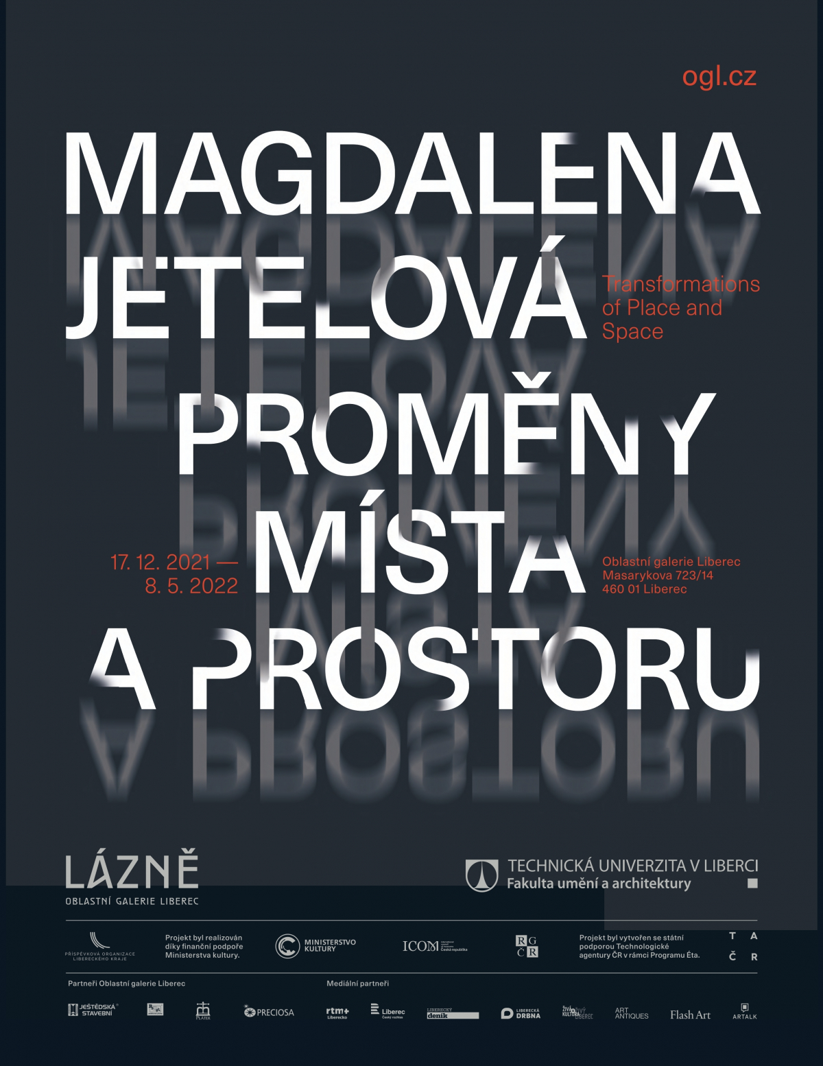 Magdalena Jetelová. Proměny místa a prostoru- výstava Liberec -Liberec