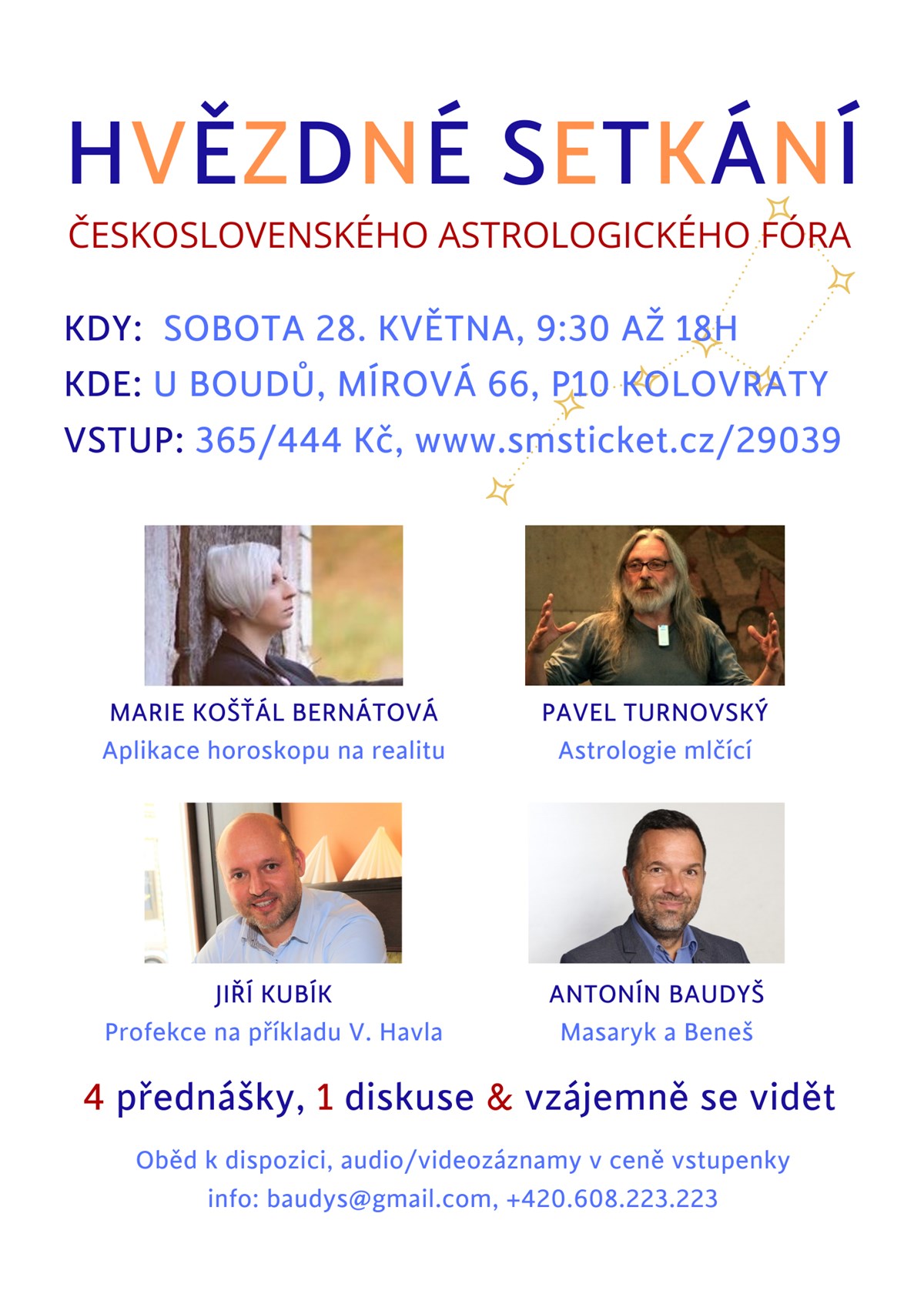 Hvězdné setkání 2022 - astrologie-  Praha -