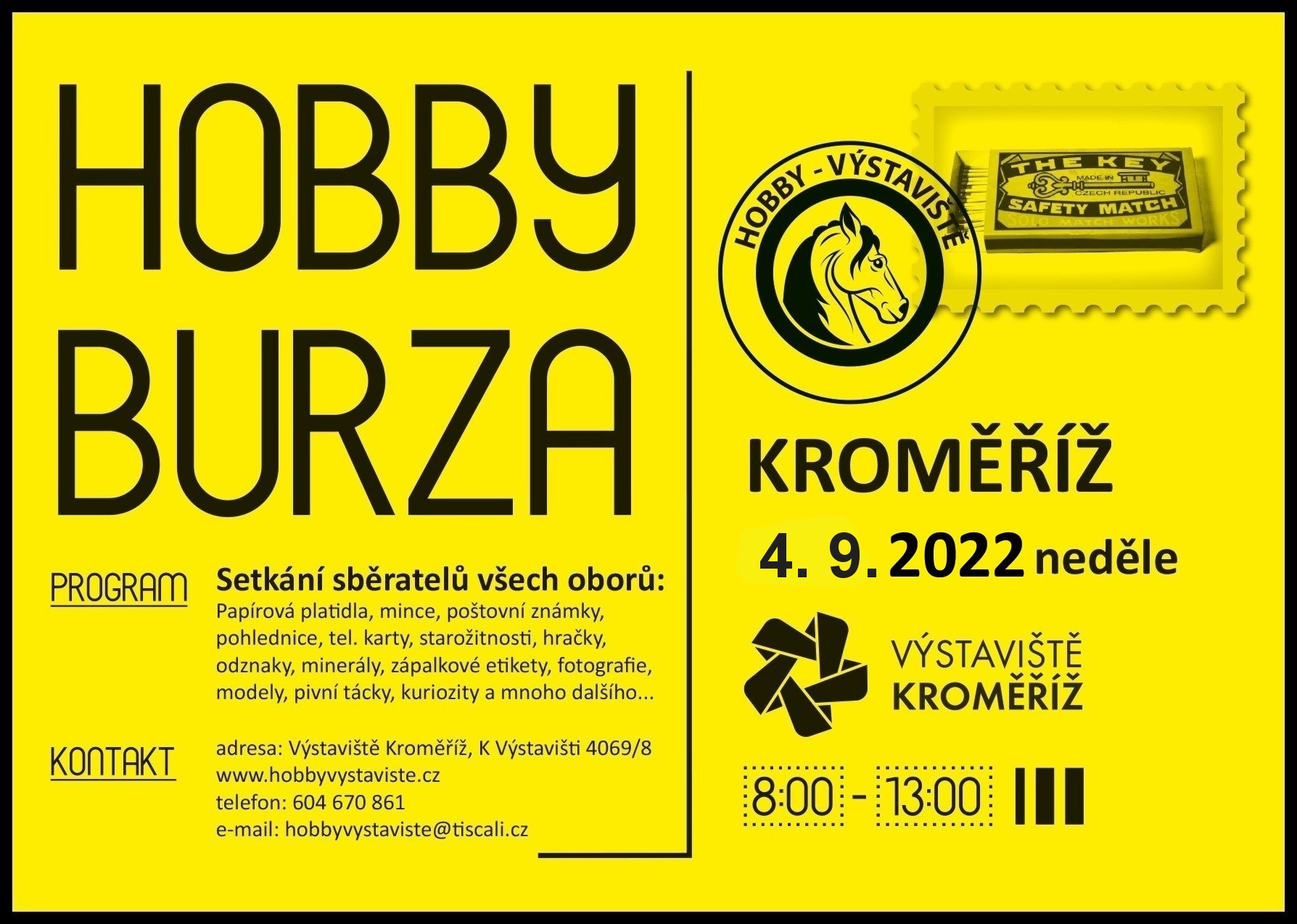 Hobby setkání sběratelů na Výstavišti Kroměříž- Kroměříž -Kroměříž