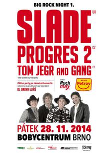 Před Slade a Progres 2 v Brně zahraje Tom Jegr and Gang