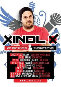 XINDL X na jaře 2017 zahraje na turné NOVÝ SONGY S KAPELOU & STARÝ FLÁKY S KYTAROU