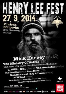 Představujeme hlavní hvězdy festivalu Henry Lee Fest: Mick Harvey a The Ministry Of Wolves