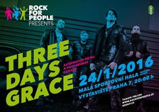 Koncert Three Days Grace se pro velký zájem přesunul do Malé sportovní haly