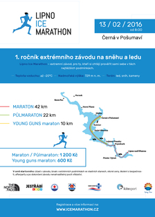 Lipno Ice Marathon 2016