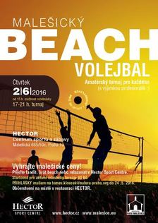Malešický beach volejbal - amatérský turnaj pro každého