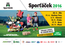 Sporťáček 2016 Plzeň - Festival sportu pro děti