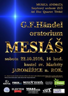 Oratorium MESIÁŠ G. F. Händela v Jaroměřicích nad Rokytnou