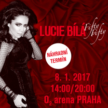Dlouho očekávané koncerty Lucie Bílé Fifty-Fifty se uskuteční v lednu 2017