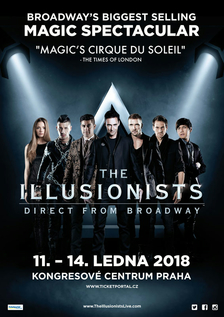 Nejlepší kouzelníci na světě The Illusionists se vrací do Prahy!