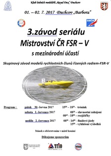 3. závod seriálu Mistrovství ČR FSR-V s mezinárodní účastí