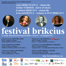 Festival Brikcius - 6. ročník cyklu koncertů komorní hudby v Praze