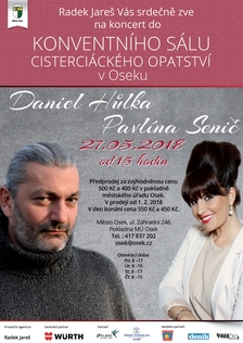 Koncert Daniela Hůlky a Pavlíny Senič