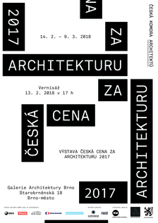 Výstava Česká cena za architekturu 2017