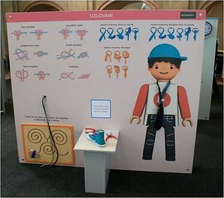 Igráček provází interaktivní vzdělávací výstavu