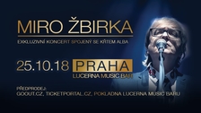 Miro Žbirka pokřtí nové album v Lucerně