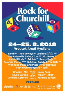 Rock for Churchill zveřejnil první 4 DJs a komplet line up Red Bull Music Stage
