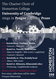 Koncert pěveckého sboru z Cambridge (Anglie)