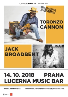 Prague Internacional Bluenight - Jack Broadbent a Toronzo Cannon v Lucerna Music Baru