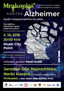 Benefiční koncert Mrakoplaš kontra Alzheimer 2018