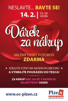 Valentýn 14.2. neslavte… Bavte se! v OC Plzeň
