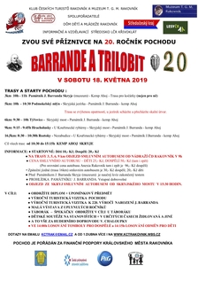 20. ročník oblíbeného pochodu Barrande a trilobit