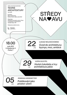 Cyklus otevřených přednášek Středy na AVU na téma: Teorie architektury