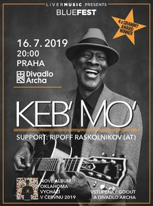 Jeden z největších bluesových písničkářů současnosti Keb’ Mo’ představí svoji sólovou show v Praze