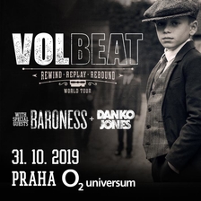 VOLBEAT + BARONESS + DANKO JONES - 31/10/2019 Praha, O2 universum Doručená pošta 	x