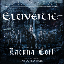 ELUVEITIE/Special guest LACUNA COIL/+ support INFECTED RAIN