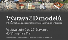 Výstava 3D papírových modelů svatojánských památek v ČR a v Německu