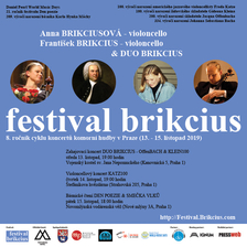 FESTIVAL BRIKCIUS - 8. ročník cyklu koncertů komorní hudby v Praze (13. - 15. listopad 2019)